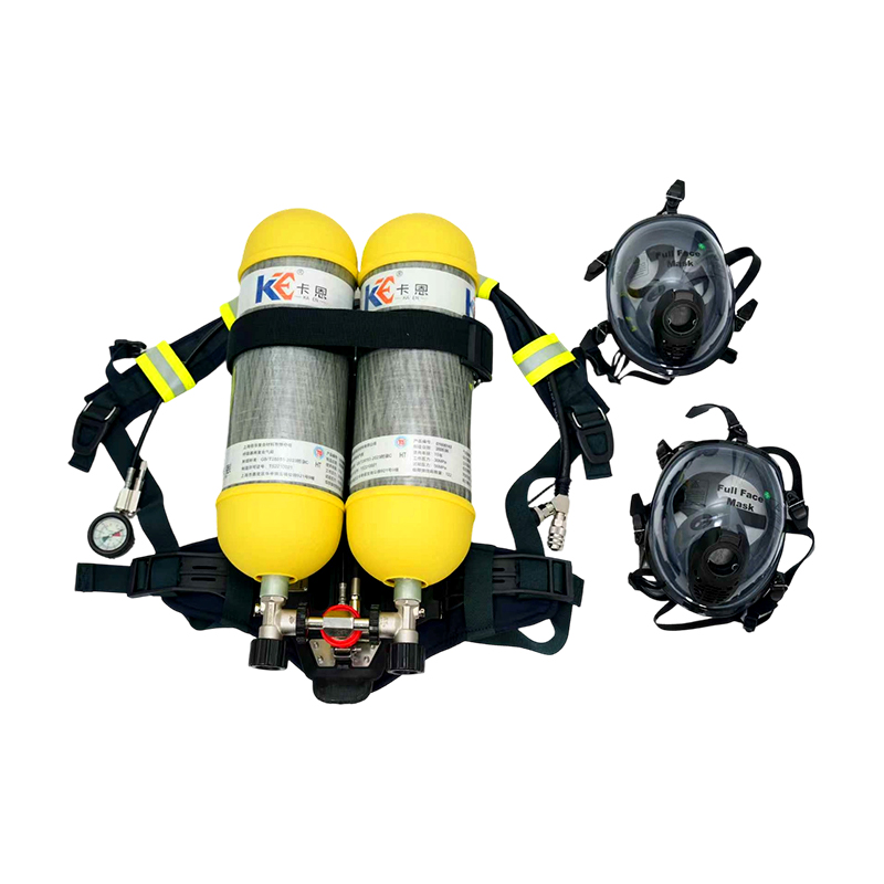 RHZK-6.8L Thiết bị thở không khí áp suất dương bằng sợi carbon hai xi-lanh